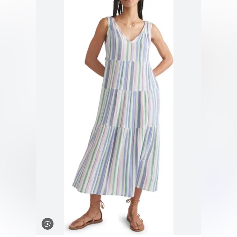 Corrine multi stripe sundress